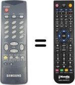 Télécommande équivalente Blaupunkt AA59-10031Q