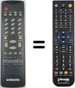 Télécommande équivalente Samsung CX6844AN