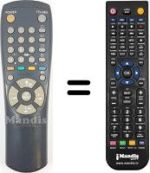 Télécommande équivalente Blaupunkt AA59-10107C