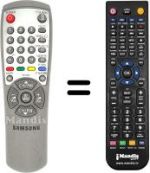 Mando a distancia equivalente Samsung CZ20H32TSX / /XEH