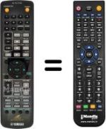 Télécommande équivalente Yamaha RDX-E700DVD / AUDIO