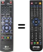 Mando a distancia equivalente LG BD350