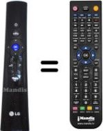 Mando a distancia equivalente AKB73295501 MAGIC MOTION