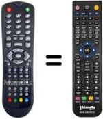 Mando a distancia equivalente Akai AKTV223