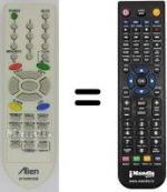 Télécommande équivalente LG 6710V00124E