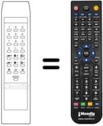 Télécommande équivalente REMCON539
