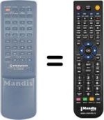 Mando a distancia equivalente Pioneer XR-P340