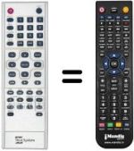 Mando a distancia equivalente REMCON964