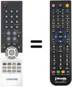 Télécommande équivalente Samsung BN5900434A