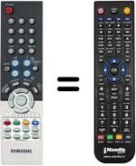Mando a distancia equivalente Samsung LE32R86WDX/XEU