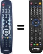 Mando a distancia equivalente Samsung LE26A457C1D / /XBT