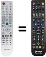 Mando a distancia equivalente Samsung BN59-00864A