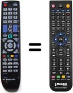 Mando a distancia equivalente Samsung LE40B530P7WXSH