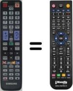 Télécommande équivalente Samsung LE37C678M1S/XZG