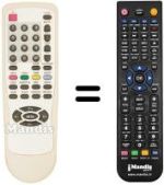 Mando a distancia equivalente KEYMAT KELC2051T
