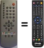 Mando a distancia equivalente United WTV3250SFA