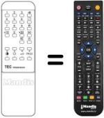 Mando a distancia equivalente REMCON1253