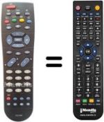 Mando a distancia equivalente Hitachi X100105