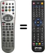 Replacement remote control Hitachi 42PD5200E