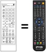 Télécommande équivalente Hitachi C25P500E