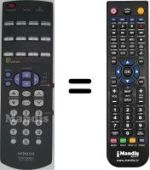 Télécommande équivalente Hitachi 35UX60B