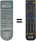 Mando a distancia equivalente Seleco 17SM622HRD