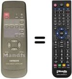 Replacement remote control Hitachi CMP412HDE
