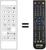 Mando a distancia equivalente JVC CT70FC