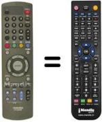 Mando a distancia equivalente CT-90002