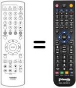 Télécommande équivalente CT-90005