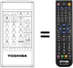 Replacement remote control Blaupunkt CT-9123