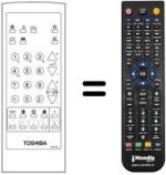Mando a distancia equivalente CT-9176