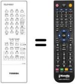 Mando a distancia equivalente CT-9186