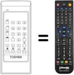 Mando a distancia equivalente CT-938