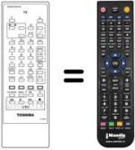 Mando a distancia equivalente CT-9384