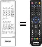 Mando a distancia equivalente Toshiba CT-9401