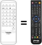 Télécommande équivalente CT-9617