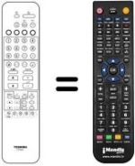 Télécommande équivalente CT-9626