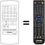 Mando a distancia equivalente CT-9784