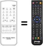 Télécommande équivalente Hinari CTV7