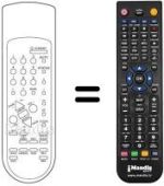 Mando a distancia equivalente Protech CTV2105RT