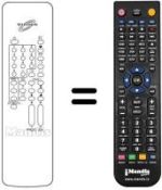 Replacement remote control REMCON136