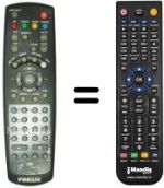 Télécommande équivalente REMCON758