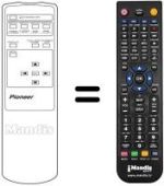 Mando a distancia equivalente Pioneer PDP502MXE