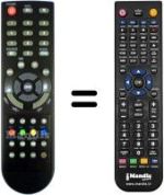 Télécommande équivalente Chang001