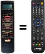 Mando a distancia equivalente Amstrad DD9901