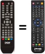 Replacement remote control DGM AR128