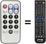 Replacement remote control REMCON1321