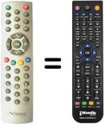 Replacement remote control REMCON887