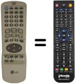Télécommande équivalente REMCON238